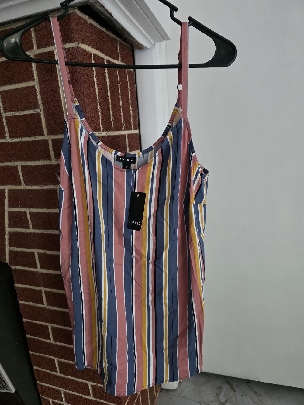 torrid Multi-Color Vertical Striped Spaghetti Strap Camisole